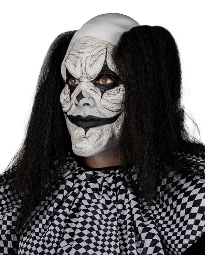 Bösartiger Clown Latex Applikation 2-teilig