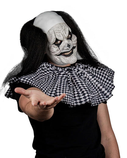 Bösartiger Clown Latex Applikation 2-teilig