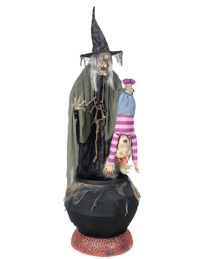 Wicked Witch Animatronic With Screaming Child