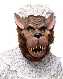Böser Wolf im Oma Kostüm