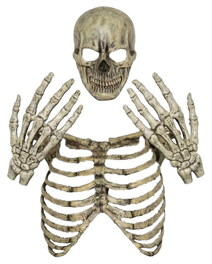 Knochen Reaper Kostüm mit Brustpanzer, Handschuhen & Maske