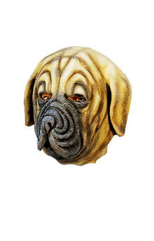 Boxer Hundemaske aus Latex