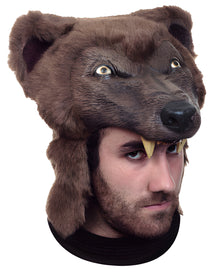 Kriegermütze mit Braunbär-Schädel
