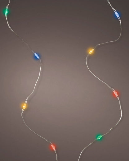 Bunte 40 Micro LED Lichterkette 195cm
