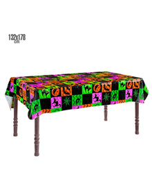 Colorful Halloween Tablecloth