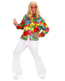Buntes Flower Power Herrenhemd