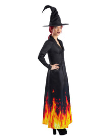 Brennende Hexe Damen Kostüm