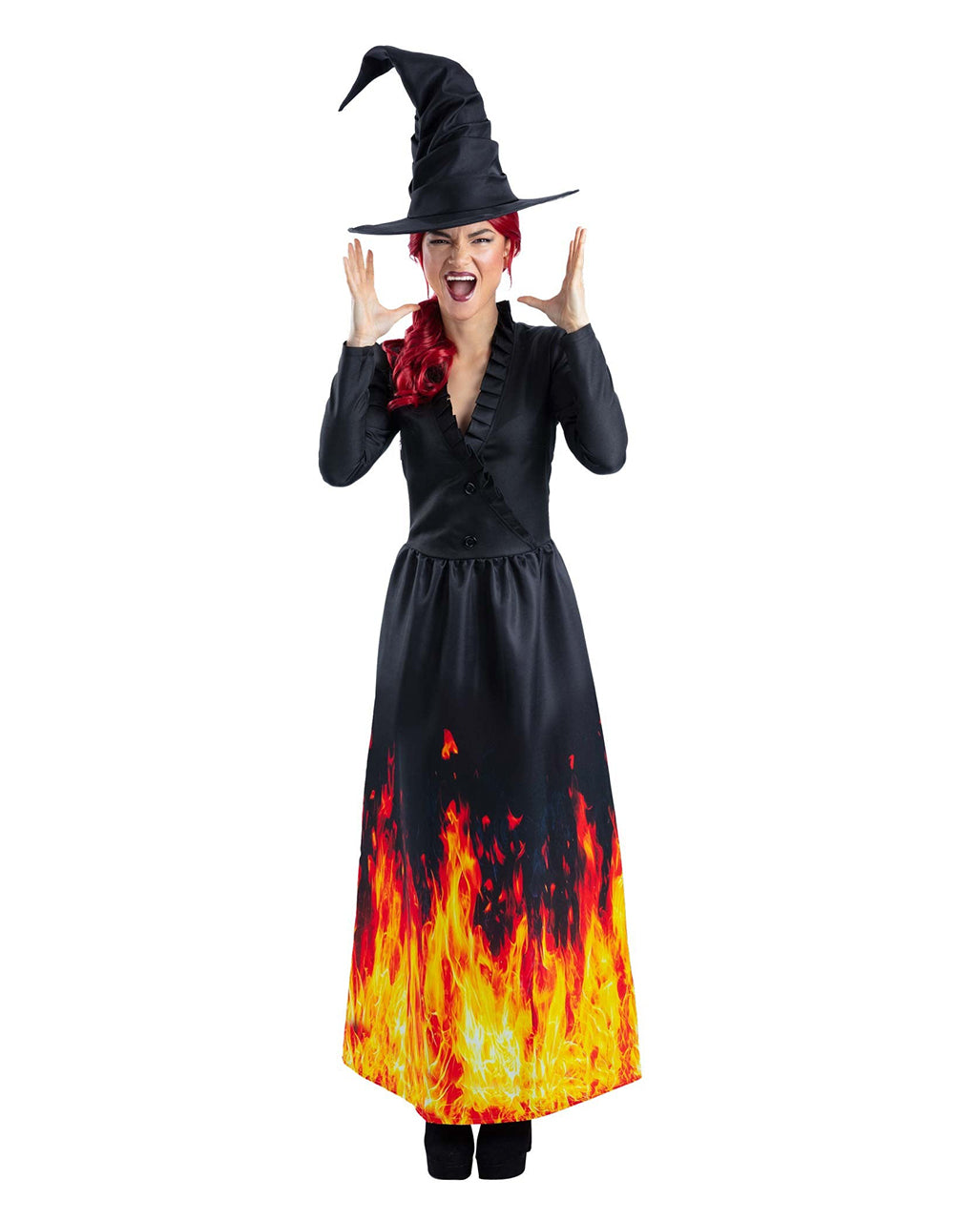 Burning Witch Woman Costume