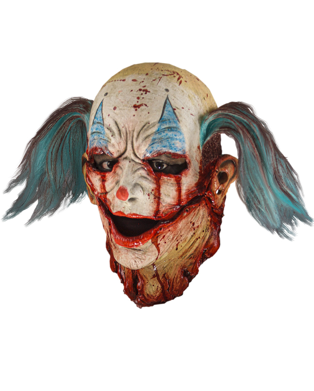 Butchie Horror Clown Mask With Hair