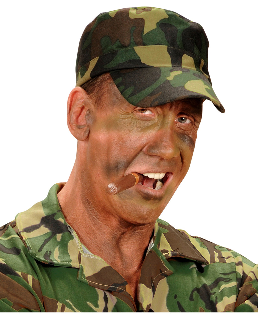 Camouflage Schmink Set 7-tlg