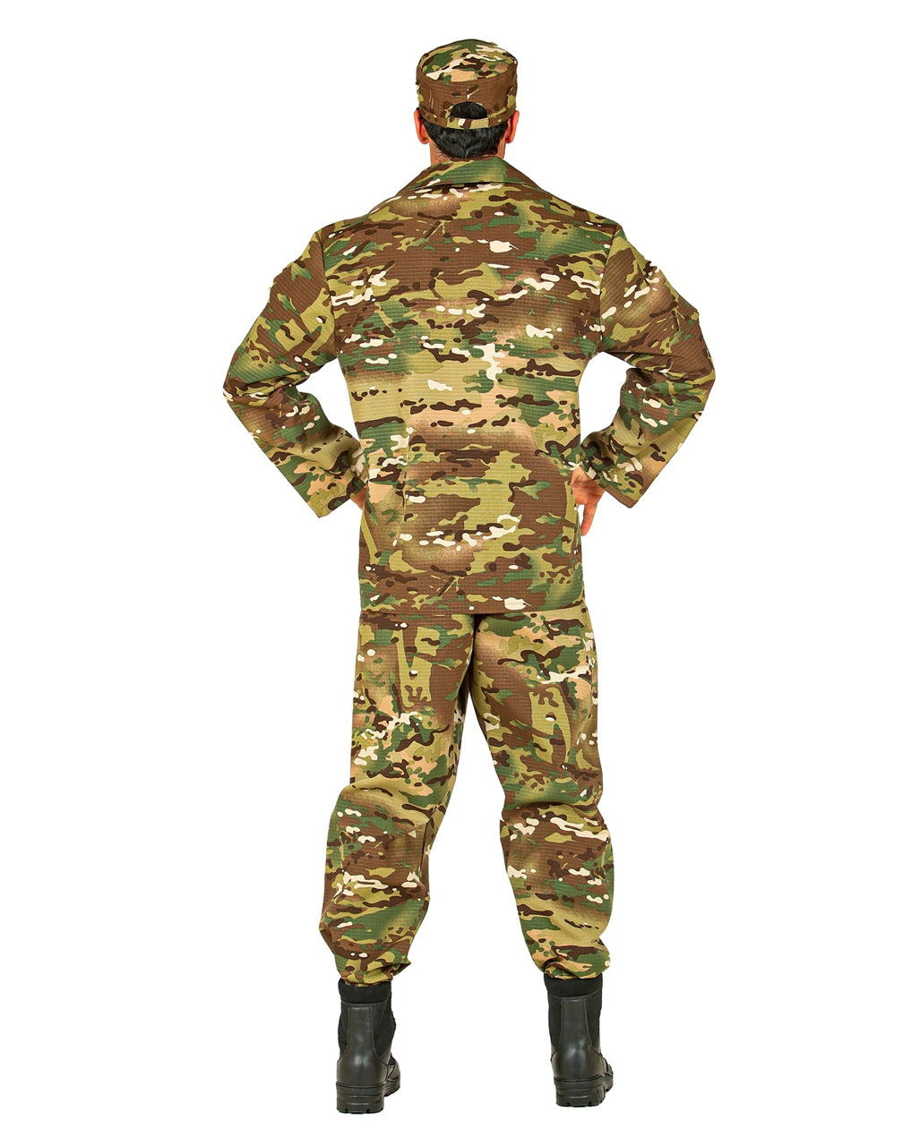 Tarnfleck Soldaten Kostüm 3-tlg