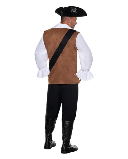 Captain Old Oak Seeräuber Herrenkostüm 2‑tlg.