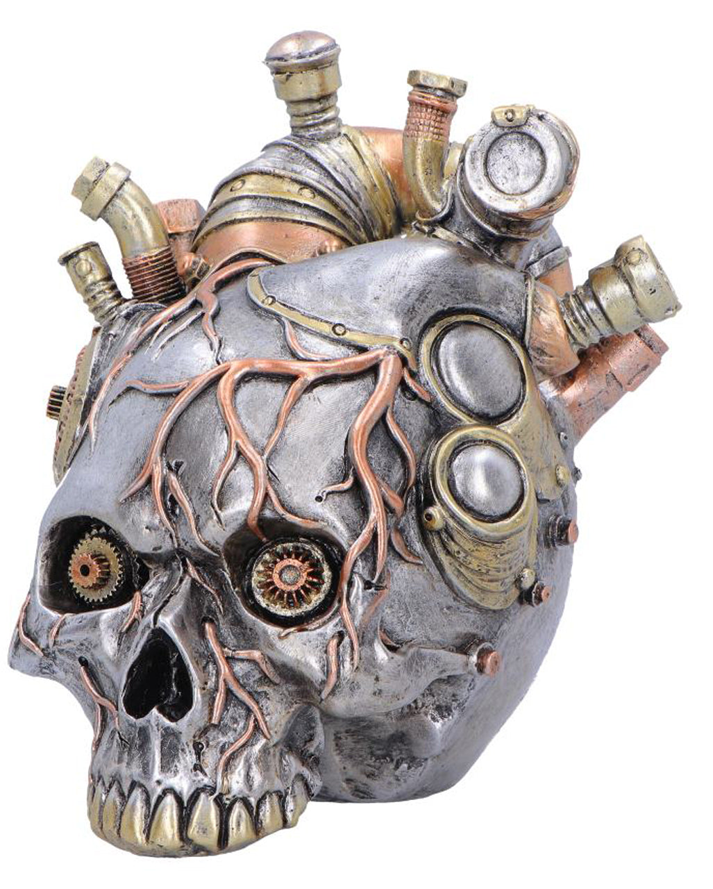 Cardiac Cranium Steampunk Totenkopf 17,5cm