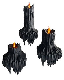 Cascade d’Ombre Gothic LED Kerzen 3er-Set