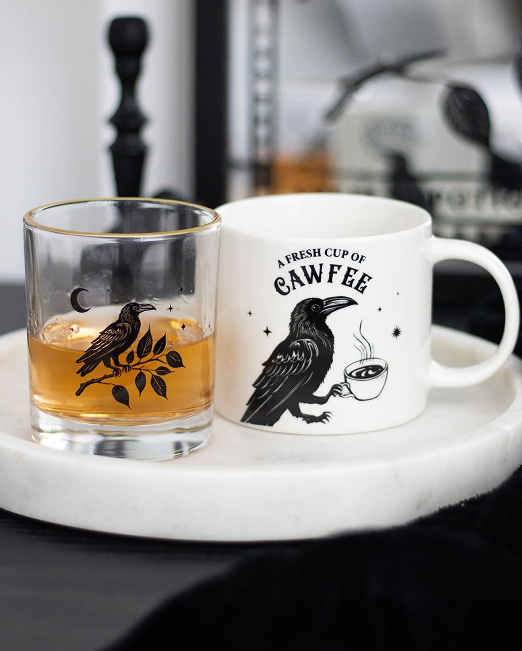 Cawfee Raben Kaffeebecher