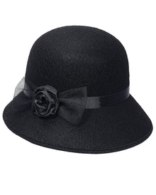 Charleston Cloche Hut mit Schleife