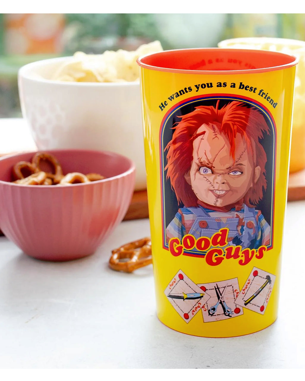 Child's Play Chucky Good Guys Becher 4er Set