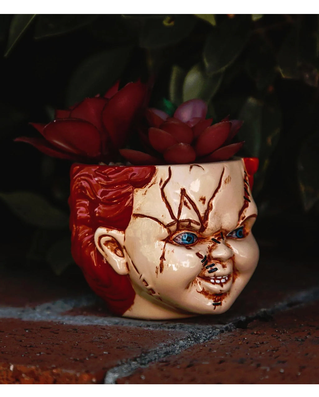 Child's Play Chucky Topf mit Sukkulente