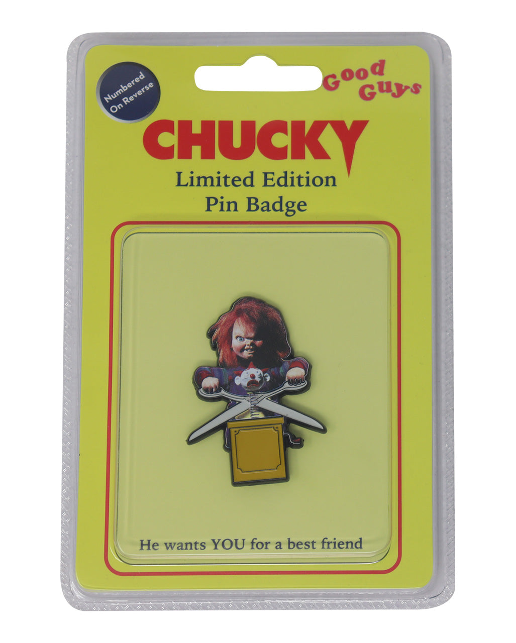Chucky Ansteck-Pin Limitierte Auflage