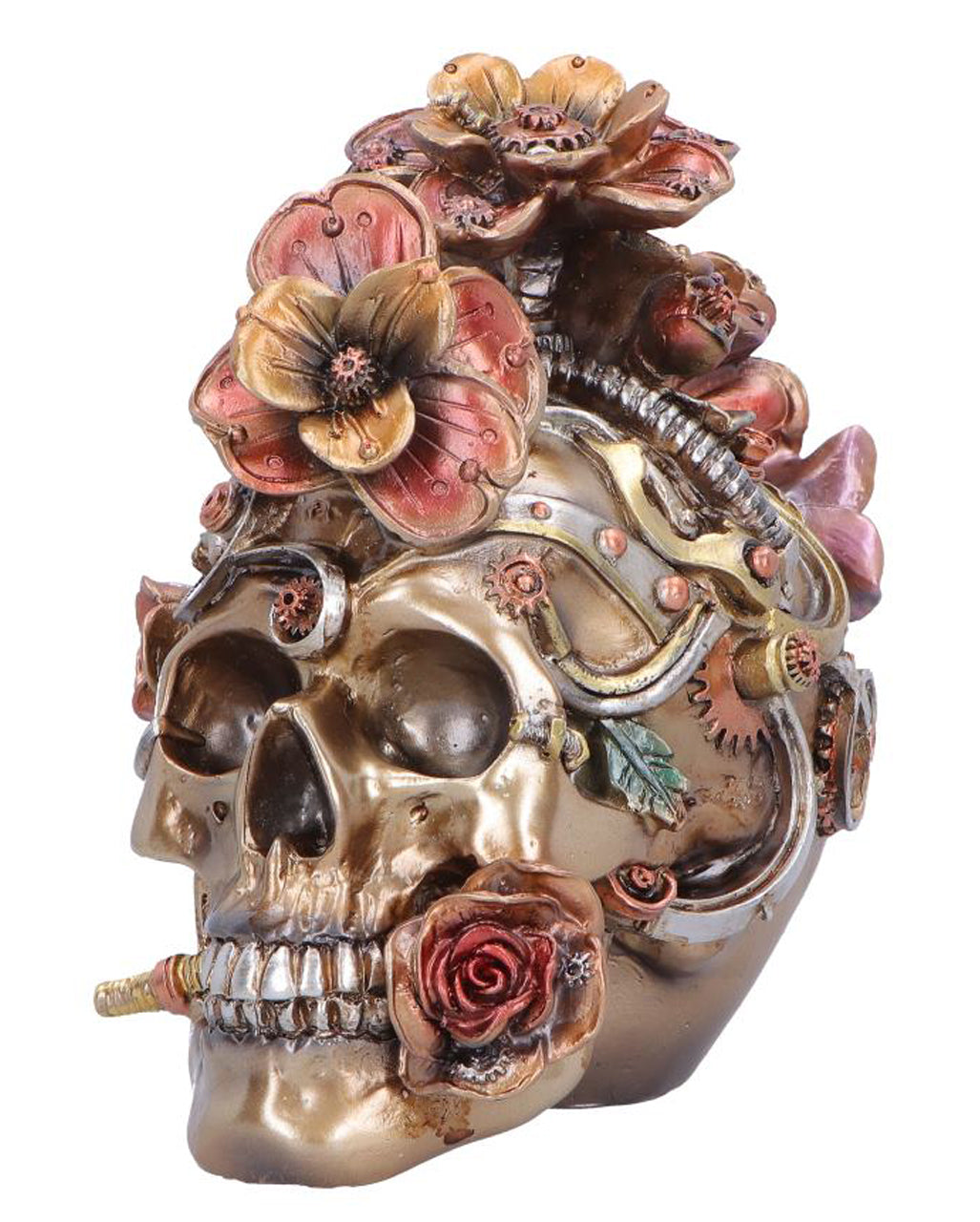 Clockwork Bloom Steampunk Totenkopf 16cm