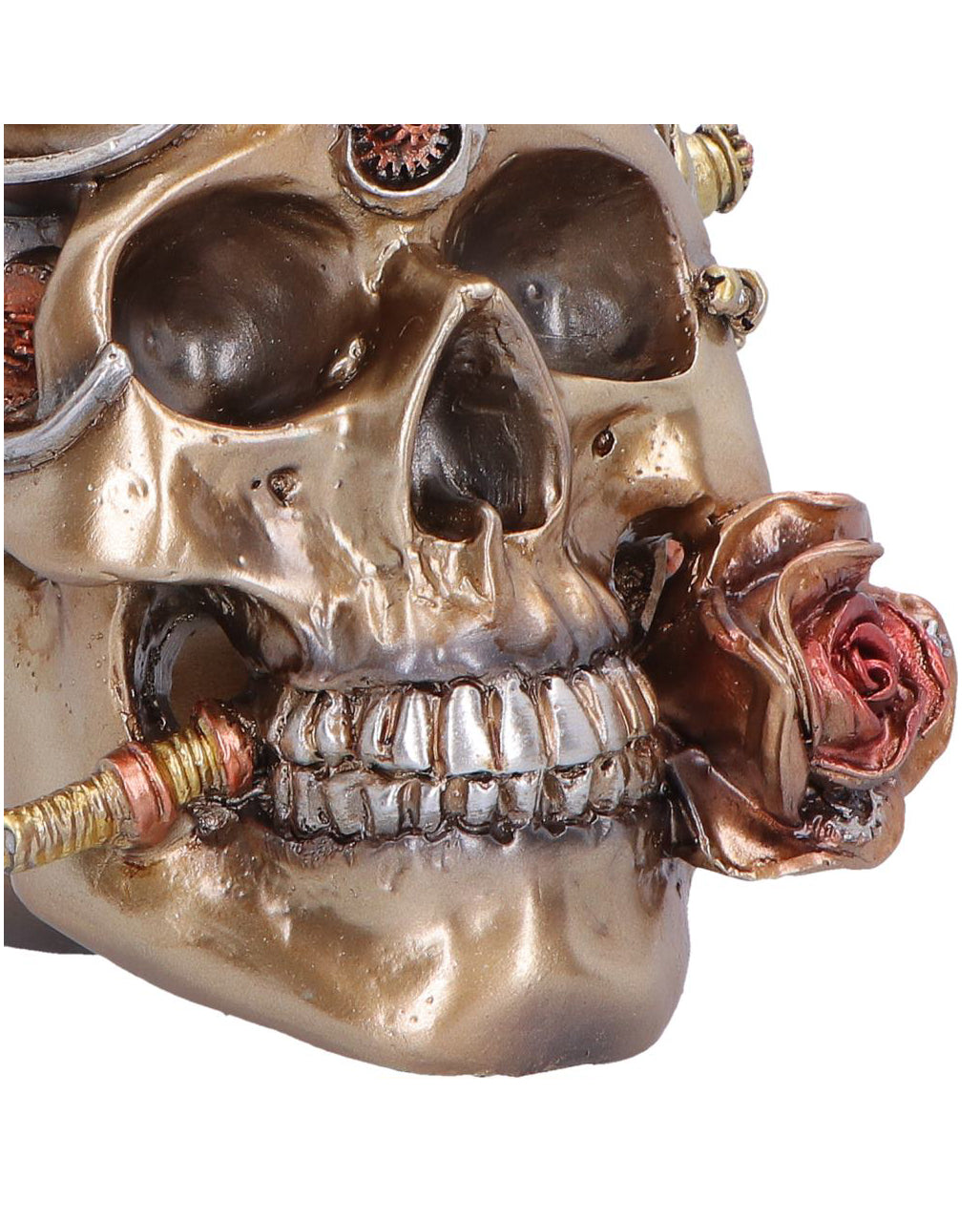Clockwork Bloom Steampunk Totenkopf 16cm