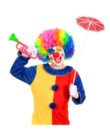 Clownperücke für Kinder Multicolor