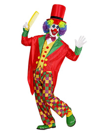 5-tlg. Clown Kostüm mit Frack