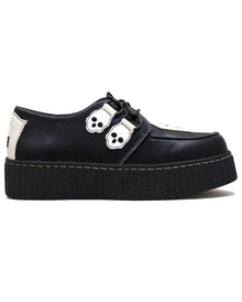 Schwarze Coffin Creepers Schuhe