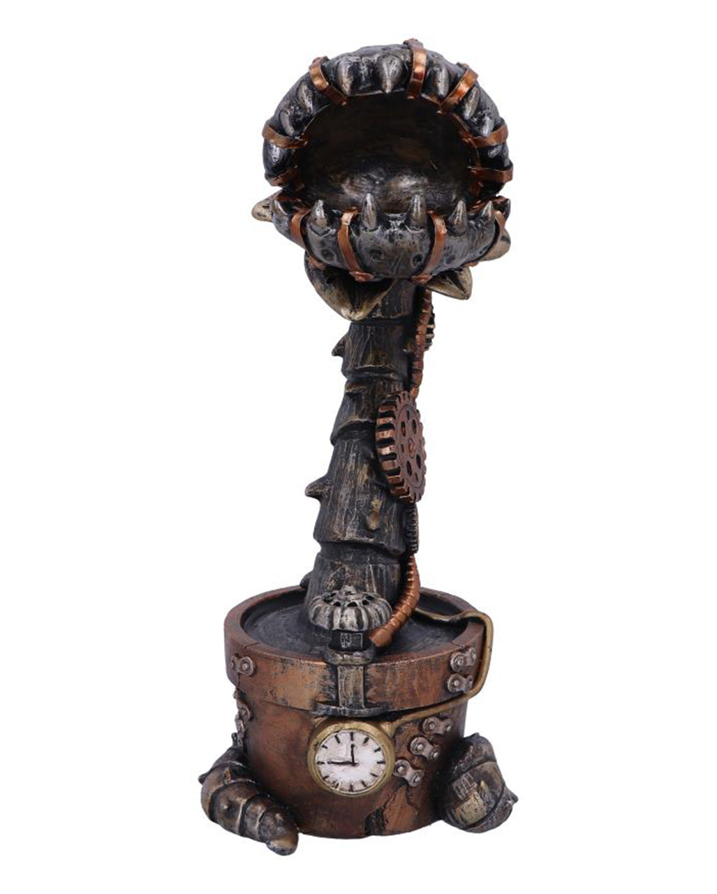 Fleichfressende Steampunk Pflanze Figur 24cm