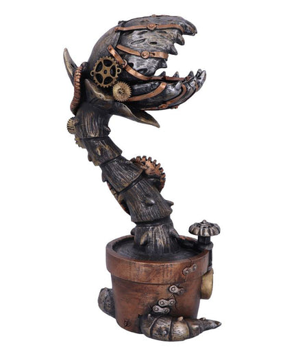Fleichfressende Steampunk Pflanze Figur 24cm