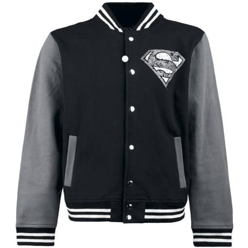 College Jacke Superman schwarz