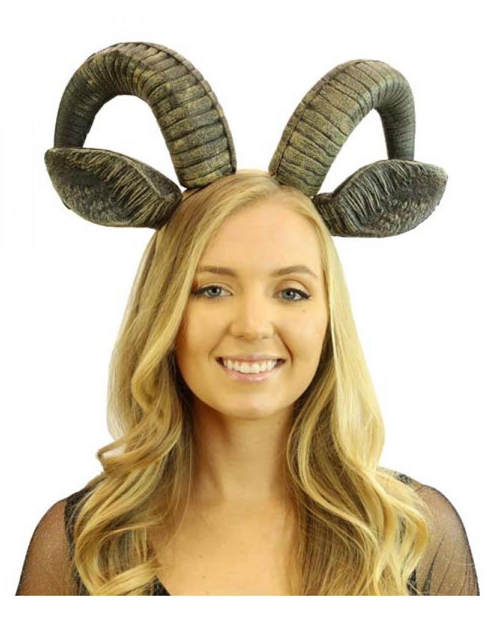 Steinbock Hörner Haarreif mit Ohren