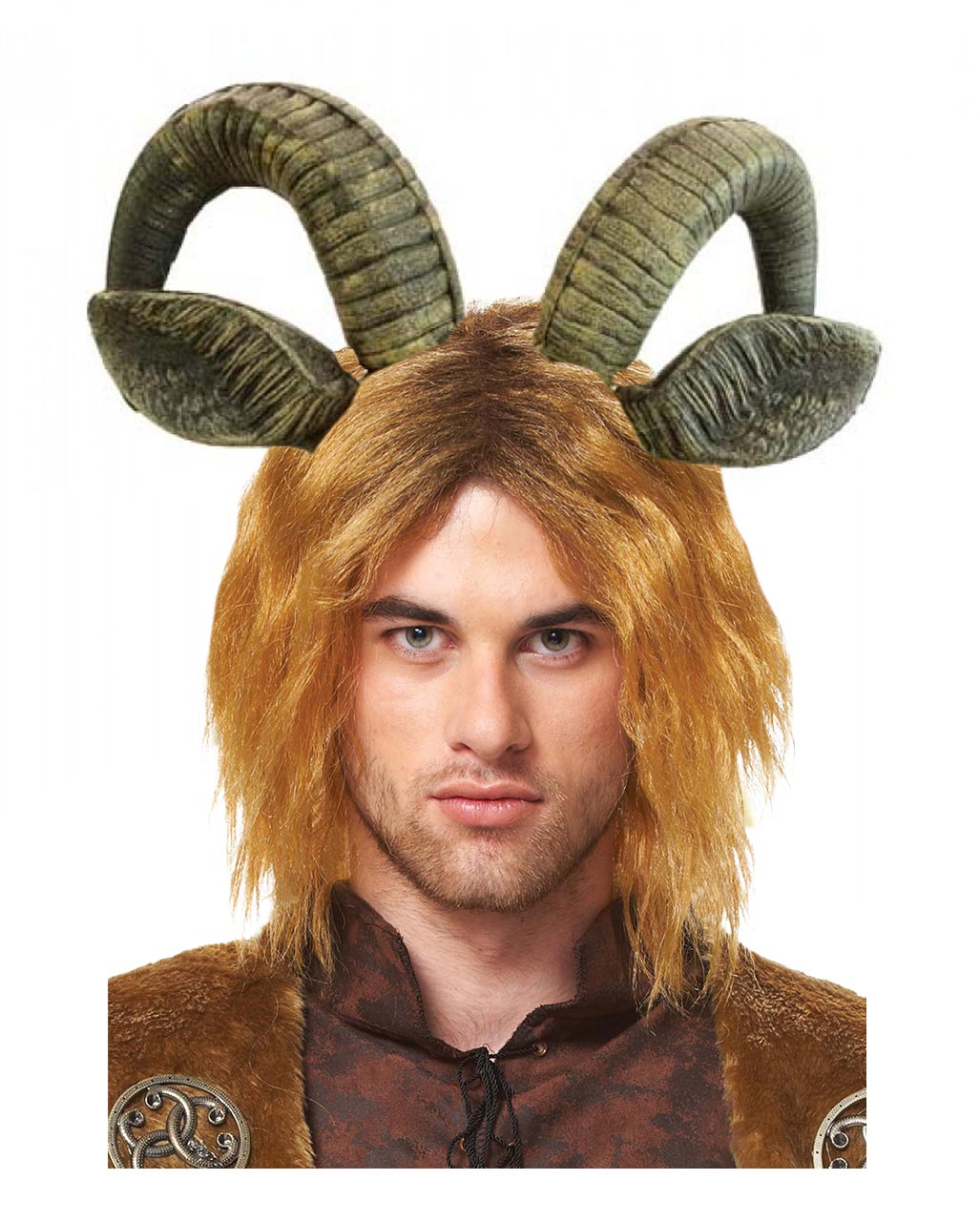 Steinbock Hörner Haarreif mit Ohren