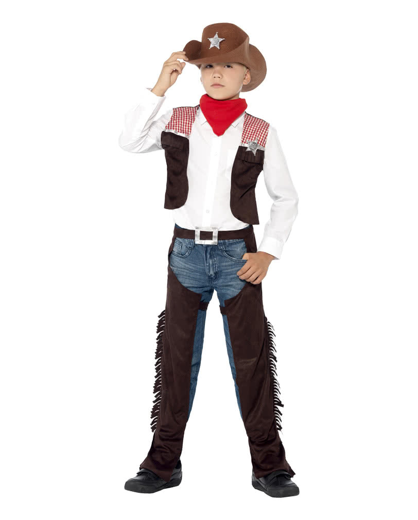 Cowboy Kinderkostüm mit Hut