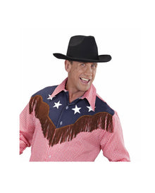 Schwarzer Cowboy Hut
