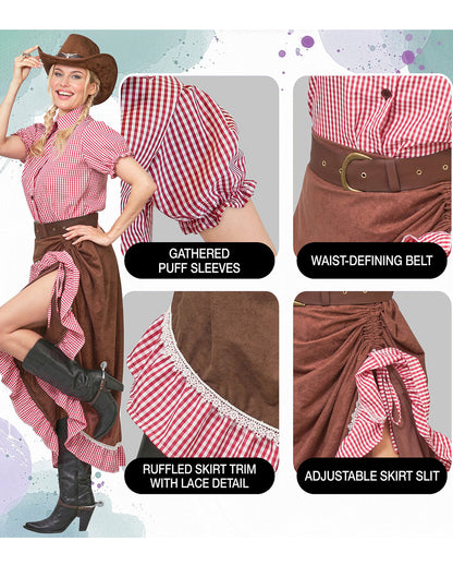 Cowgirl Kostüm für Damen