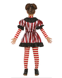 Spooky Clown Girl Kinderkostüm