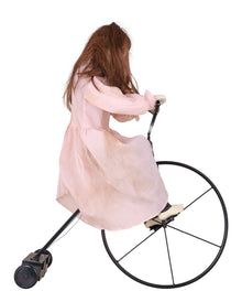Creepy Cycling Cindy Halloween Animatronic | Sound & Motion 94x72cm