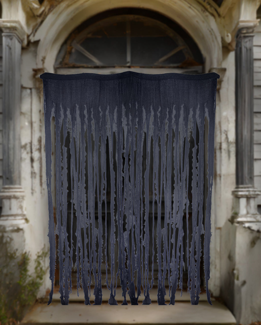 Unheimlicher Halloween Fetzenvorhang  240x175cm