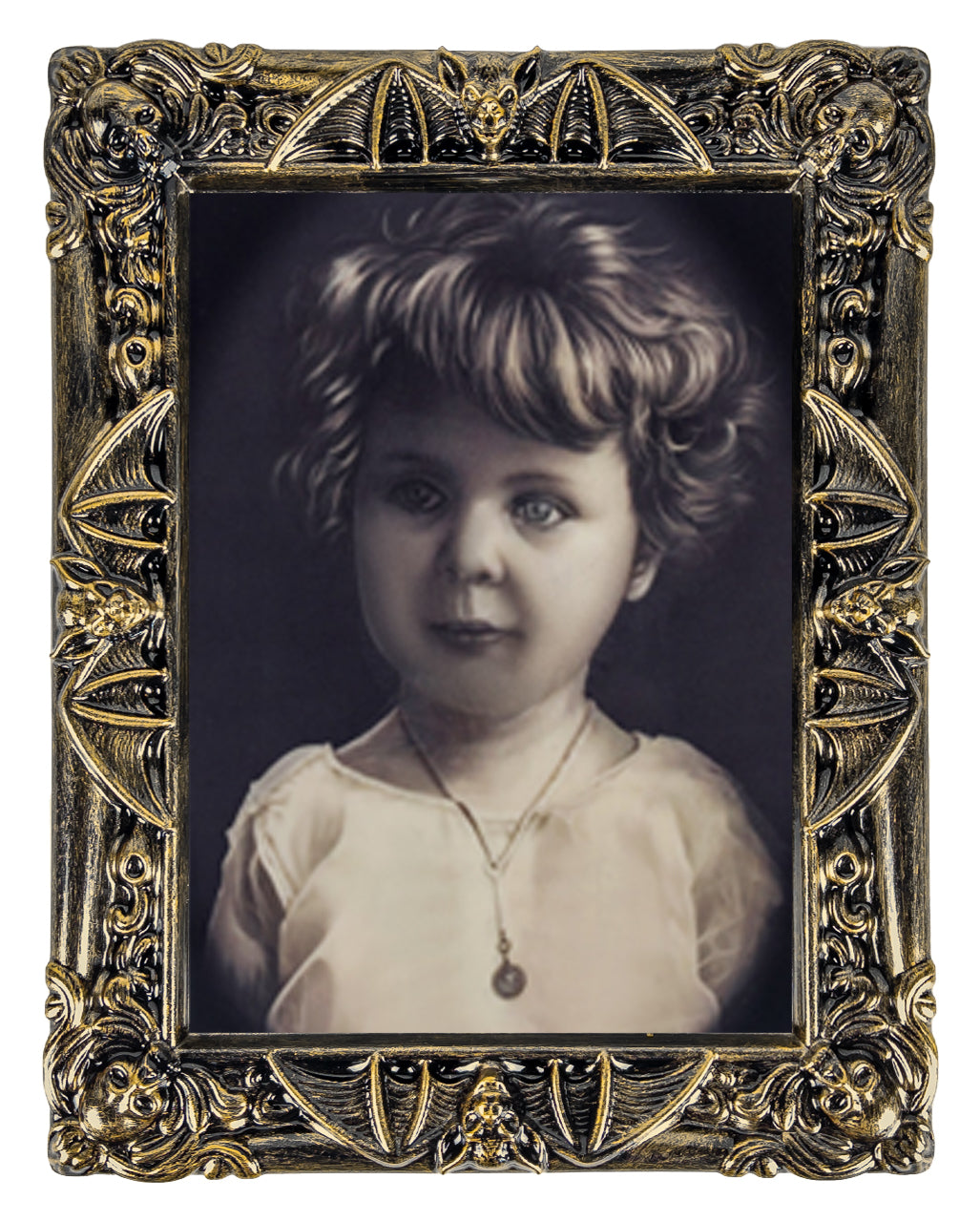 Creepy Little Abigail Lenticular Portrait 50x39cm