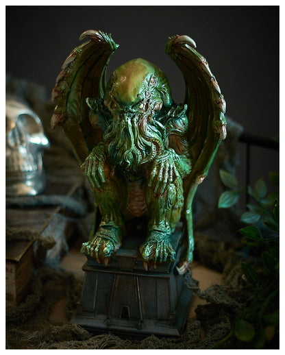Cthulhu Statue mit Flügel 32cm