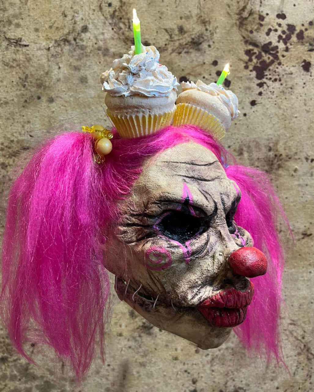 Cupcake Karen Maske mit Haaren