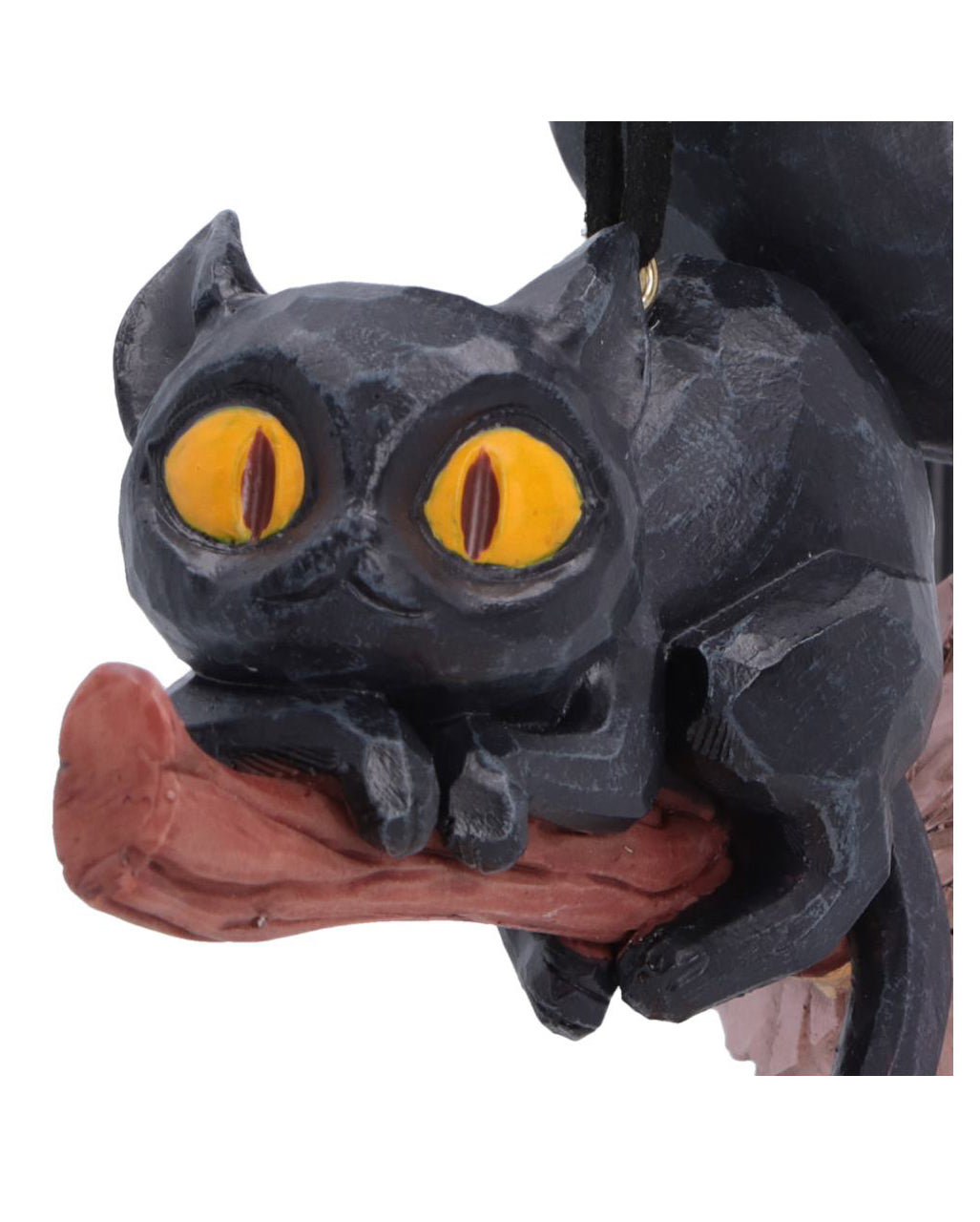 Curse & Claw Schwarze Katzen Halloween-Anhänger 2er-Set 7 cm