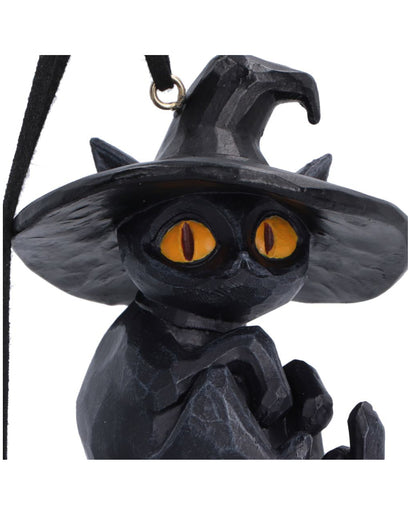Curse & Claw Schwarze Katzen Halloween-Anhänger 2er-Set 7 cm
