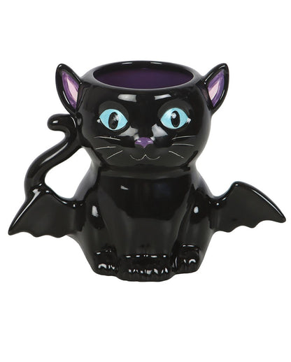 "Cute & Creepy" Bat Cat Coffee Mug