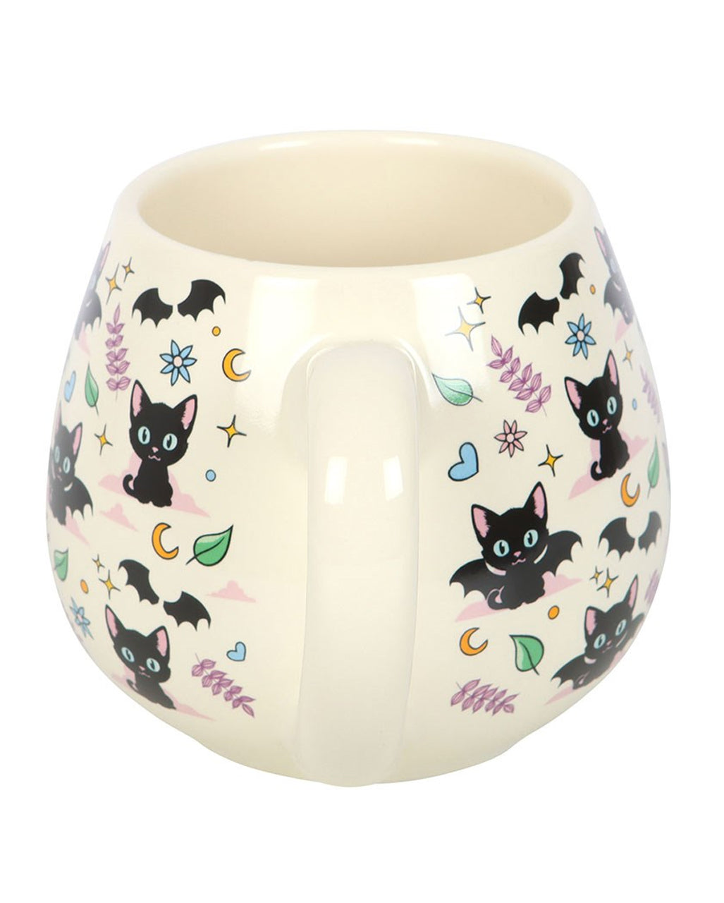 „Cute & Creepy“ Kaffeetasse mit Mystic Katzenmotiv