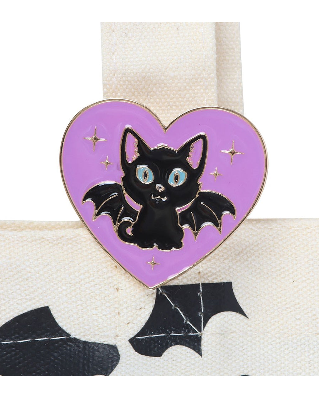 „Cute & Creepy“ Tragetasche mit Mystic Katzenmotiv