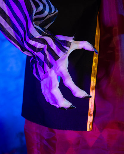 Dämonischer Killerclown als Halloween Animatronic 170cm