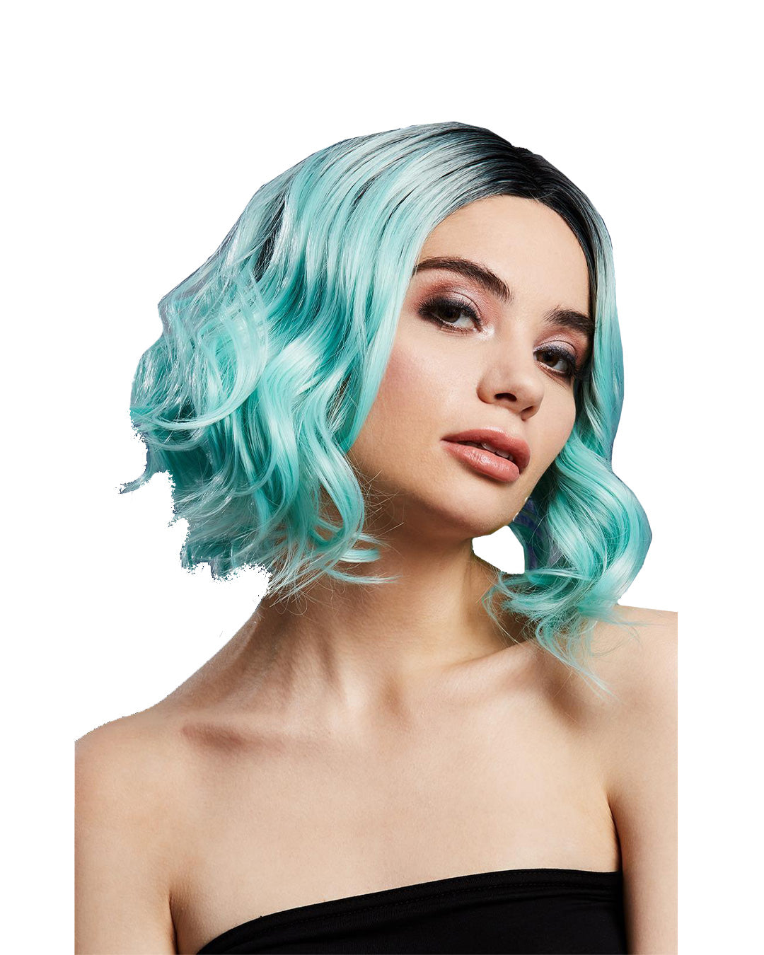 Ladies Wig Kourtney Baby Blue Blend