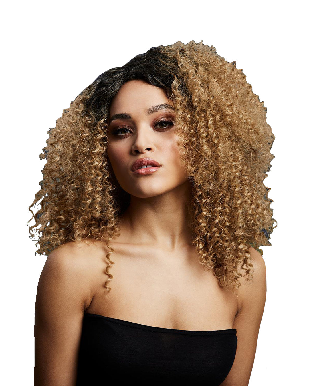Lizzo Damen Perücke Caramel